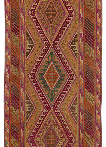 Multi Colored Mashwani 2' 8 x 13' 9 - No. 64270