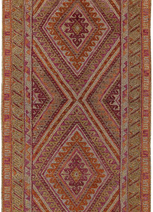 Multi Colored Mashwani 2' 10 x 6' 9 - No. 64285