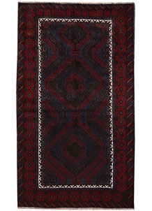 Multi Colored Baluchi 3' 7 x 6' 3 - SKU 64292