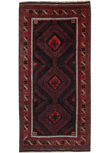 Multi Colored Baluchi 3' 5 x 6' 2 - SKU 64302