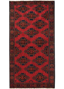 Firebrick Baluchi 3' 3 x 6' 3 - SKU 64339