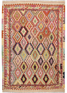 Multi Colored Kilim 6' 9 x 9' 10 - SKU 64440