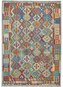Multi Colored Kilim 6' 9 x 9' 8 - SKU 64457