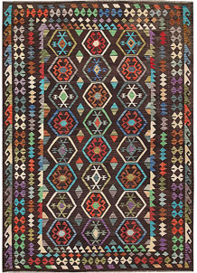 Multi Colored Kilim 6' 11 x 9' 10 - SKU 64460