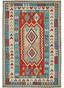 Multi Colored Kilim 6' 9 x 10' - SKU 64485