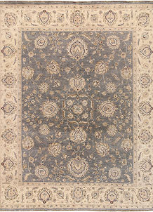 Light Slate Grey Oushak 7' 10 x 9' 10 - No. 64678