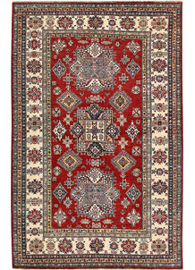 Firebrick Kazak 5' 11 x 9' 5 - No. 65013