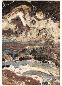 Multi Colored Abstract 4' 1 x 5' 11 - No. 65076