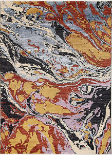 Multi Colored Abstract 6' 2 x 9' 1 - SKU 65109