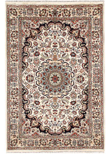 Ivory Isfahan 4' x 6' - SKU 65251