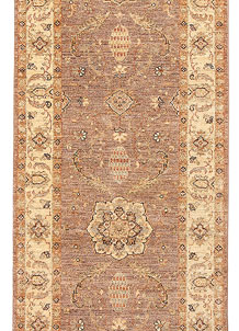 Rosy Brown Oushak 2' 7 x 7' 5 - No. 65494