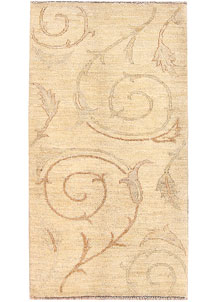 Blanched Almond Oushak 2' 1 x 3' 9 - No. 65648