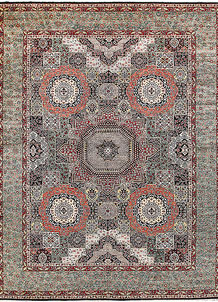 Multi Colored Mamluk 9' 2 x 12' - No. 65730