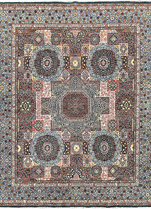 Multi Colored Mamluk 4' 10 x 9' 8 - No. 65782