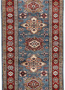 Steel Blue Kazak 2' x 5' 7 - No. 65816
