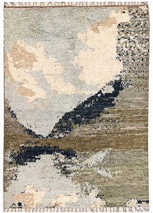 Multi Colored Abstract 5' 7 x 7' 8 - No. 66278