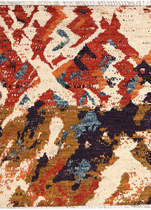 Multi Colored Abstract 5' 4 x 6' 7 - No. 66299