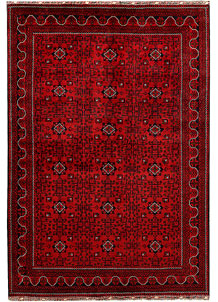 Dark Red Khal Mohammadi 6' 5 x 9' 4 - SKU 67008