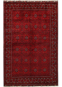 Dark Red Khal Mohammadi 6' 6 x 9' 10 - SKU 67014