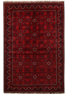 Dark Red Khal Mohammadi 6' 4 x 9' 7 - SKU 67015