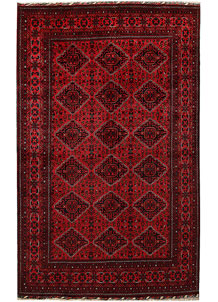 Dark Red Khal Mohammadi 6' 4 x 9' 10 - SKU 67046