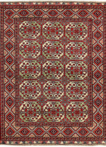 Multi Colored Khal Mohammadi 4' 10 x 6' 4 - No. 67059