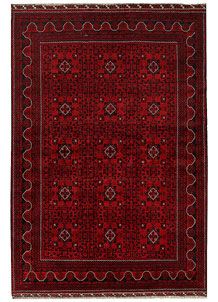 Dark Red Khal Mohammadi 6' 6 x 9' 5 - SKU 67094