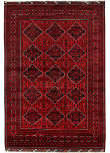 Dark Red Khal Mohammadi 6' 4 x 9' 3 - SKU 67105