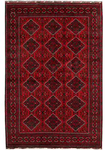 Dark Red Khal Mohammadi 6' 6 x 9' 8 - SKU 67114