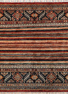 Multi Colored Kazak 5' 1 x 6' 6 - No. 67249