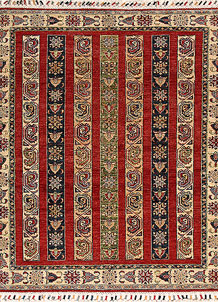 Multi Colored Kazak 4' 10 x 5' 8 - No. 67256