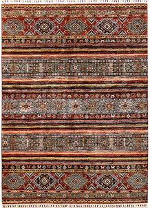 Multi Colored Kazak 5' 3 x 7' 1 - No. 67257