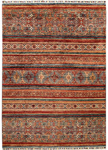 Multi Colored Kazak 5' 6 x 7' 10 - No. 67279