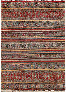 Multi Colored Kazak 5' 7 x 7' 7 - No. 67293