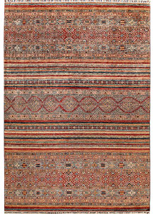 Multi Colored Kazak 6' 8 x 9' 7 - No. 67302