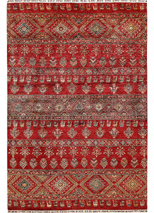 Multi Colored Kazak 6' 6 x 9' 6 - No. 67306