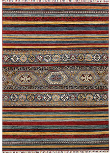 Multi Colored Kazak 5' 7 x 7' 9 - SKU 67332