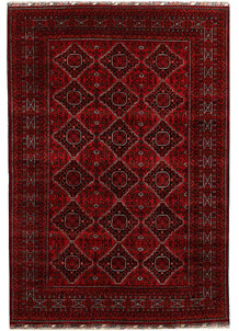 Dark Red Khal Mohammadi 6' 7 x 9' 6 - No. 67507