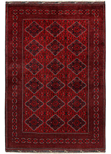 Dark Red Khal Mohammadi 6' 4 x 9' 6 - No. 67510