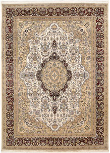 Ivory Isfahan 9' x 12' 4 - SKU 67516