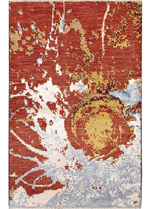 Multi Colored Abstract 4' 1 x 6' 3 - SKU 67805