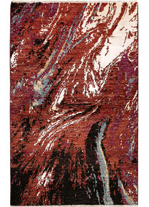 Multi Colored Abstract 4' x 6' 3 - SKU 67806