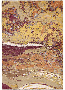 Multi Colored Abstract 4' 2 x 6' 1 - SKU 67808