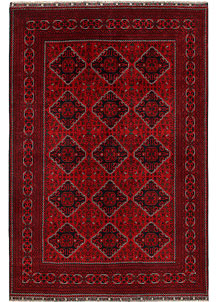 Dark Red Khal Mohammadi 6' 4 x 9' 6 - No. 67857