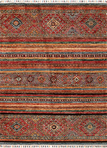 Multi Colored Kazak 5' x 6' 6 - No. 67881