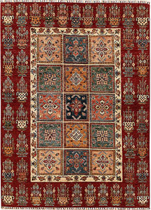 Multi Colored Kazak 5' 10 x 8' - SKU 67890
