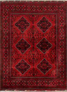 Dark Red Khal Mohammadi 4' 10 x 6' 4 - No. 68081