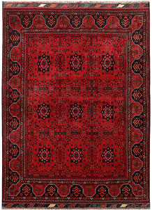 Dark Red Khal Mohammadi 4' 9 x 6' 4 - No. 68085