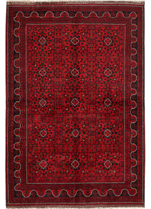 Dark Red Khal Mohammadi 6' 4 x 9' 4 - No. 68089
