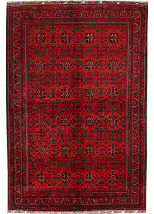 Dark-Red Khal-Mohammadi  6' 6 x 9' 9 - No. 68097